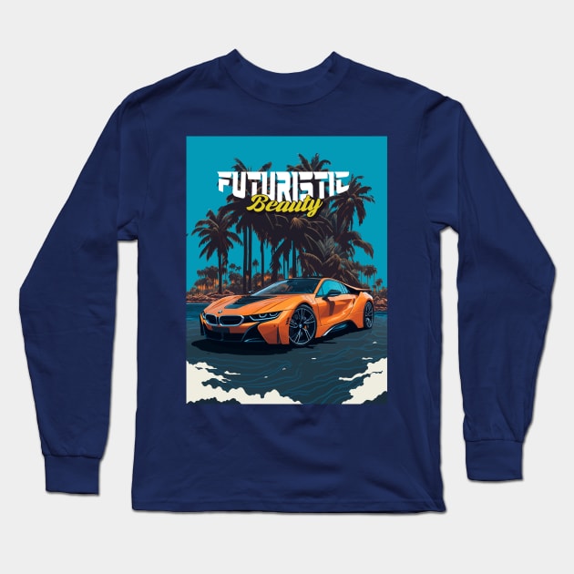 Futuristic Beauty Long Sleeve T-Shirt by By_Russso